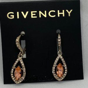 Givenchy Pink Crystal Drop Earring